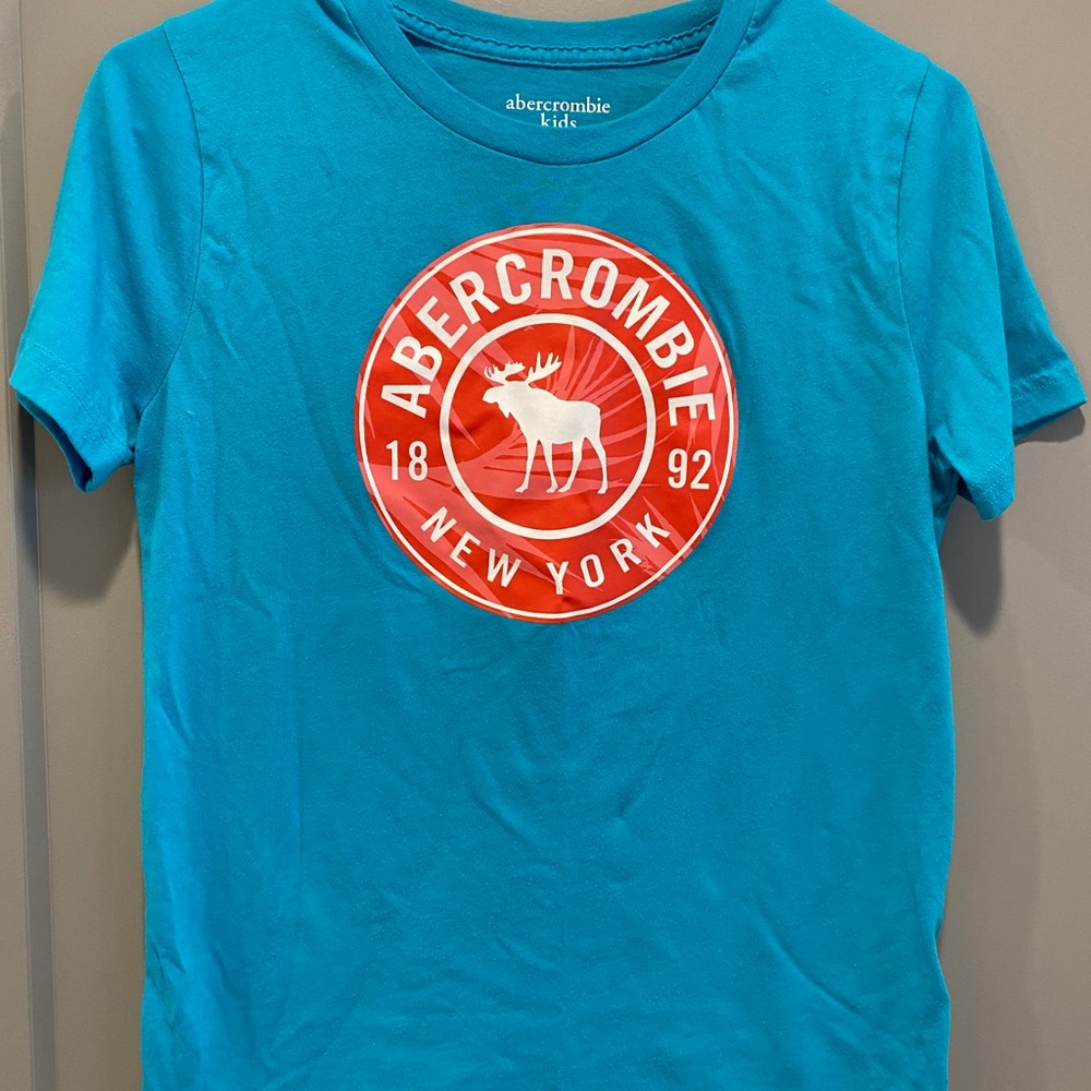 Abercrombie boys tee shirt blue